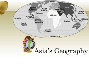 Asia's Geography
