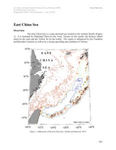 East China Sea - Global Ocean Associates