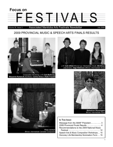 Focus on Festivals - Volume 30, Issue 3