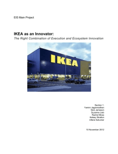 IKEA as an Innovator