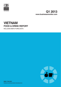 vietnam food & drink report q1 2013