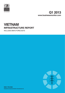 vietnam infrastructure report q1 2013