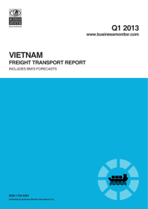 vietnam freight transport report q1 2013