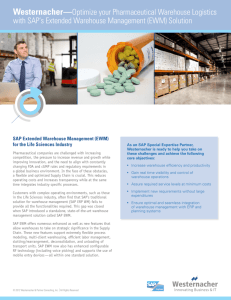 Pharmaceutical Warehouse Logistics