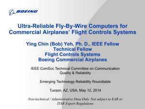 Ultra-Reliable Fly-By-Wire Computers for Commercial