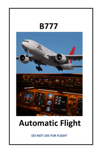 B777 Automatic Flight