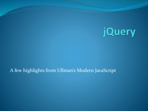 A few highlights from Ullman's Modern JavaScript