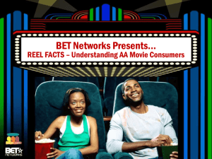 REEL FACTS: A Movie Goer Consumption Study