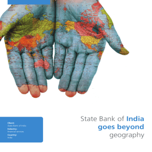 State Bank of India goes beyond geography