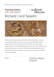 Richard I and Saladin