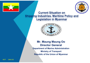 Current Situation On Shipping Industries, Maritime Policy And