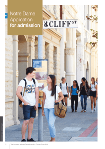 Fremantle 2016 - The University of Notre Dame Australia