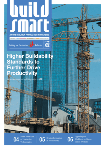 Higher Buildability Standards to Further Drive Productivity
