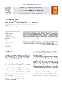 Liquidity mergers - people