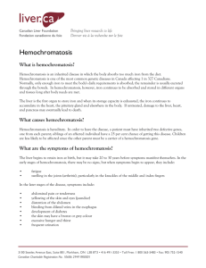 Hemochromatosis - Canadian Liver Foundation