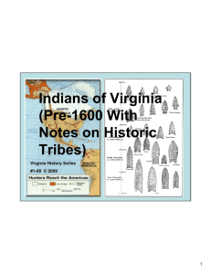 Indians of Virginia - Virginia History Series