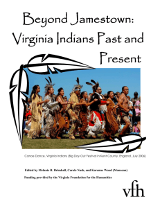 Beyond Jamestown: Virginia Indians Past and Present