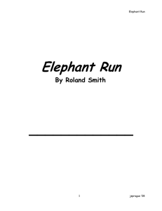 Elephant Run - Roland Smith
