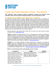 Assistance for Unemployed California