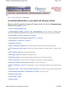 nanotechnology gallery of image sites