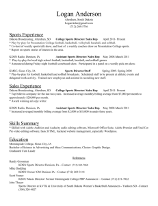 View my resume - SayTheDamnScore.com