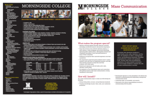 View the Department of Mass Communication Brochure