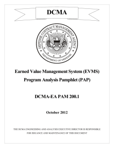 Earned Value Management System - System Surveillance