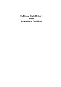 Building a Digital Library at the University of Zimbabwe