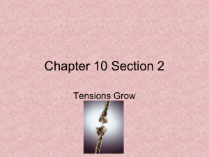 10.2 Tensions Grow