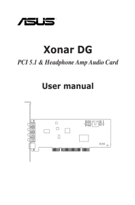 PCI 5.1 & Headphone Amp Audio Card