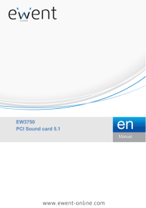 EW3750 PCI Sound card 5.1