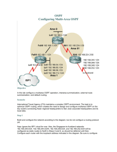 OSPF Configuring Multi