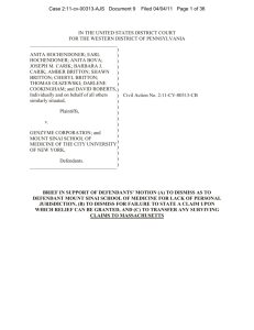 Active_26422349_9_GENZ-131 Brief in Support of Motion to
