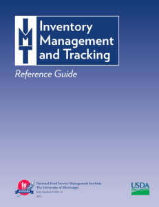 Inventory Management and Tracking Reference Guide