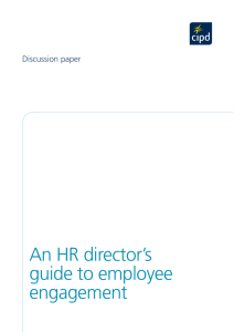 An HR director's guide to employee engagement