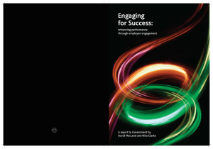 Engaging for Success: enhancing performance through employee