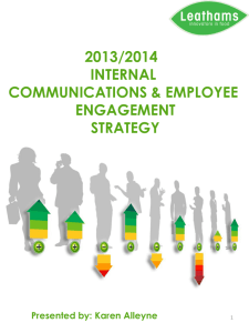 2013/2014 internal communications & employee engagement strategy