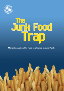 Marketing unhealthy food to children in Asia Pacific