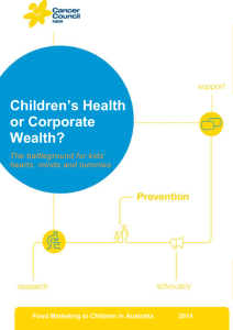 Children's Health or Corporate Wealth?