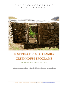 BEST PRACTICES FOR FAMILY GREENHOUSE PROGRAMS