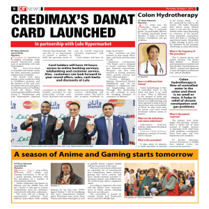credimax's danat card launched