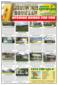 opening doors for you - Apple Valley Property Owners Association