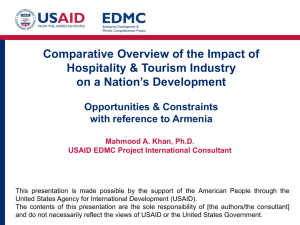 Comparative Overview of the Impact of Hospitality & Tourism