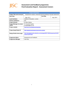 Assessment Careers - Institute of Education