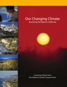 Our Changing - Climate Research Division