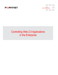 Controlling Web 2.0 Applications in the Enterprise