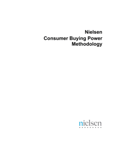 Nielsen Consumer Buying Power Methodology