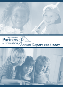 annual report 2007.indd - New Hampshire Partners in Education