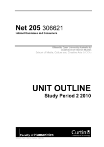 UNIT OUTLINE