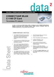 CONNECT2AIR WLAN C-1100 CF-Card The wireless PC network